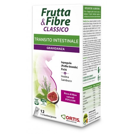 Ortis Laboratoires Pgmbh Frutta & Fibre Classico Gravidanza 12 Bustine