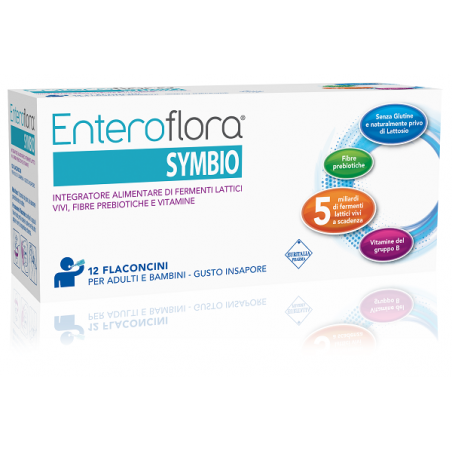 Euritalia Pharma Enteroflora Symbio 12 Flaconcini Da 10 Ml