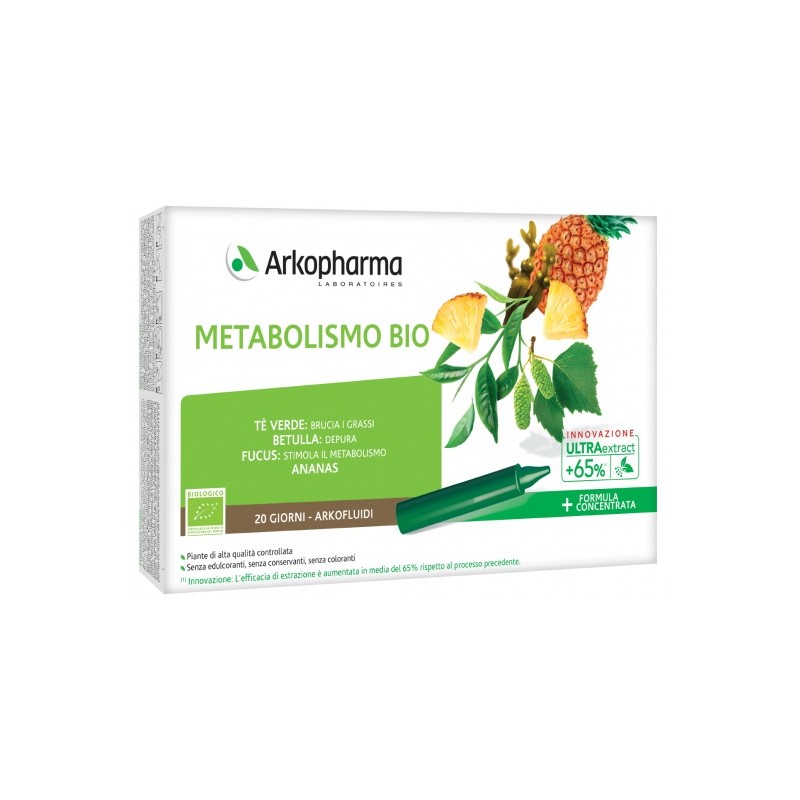 Arkofarm Arkofluidi Metabolismo Bio 20 Fiale