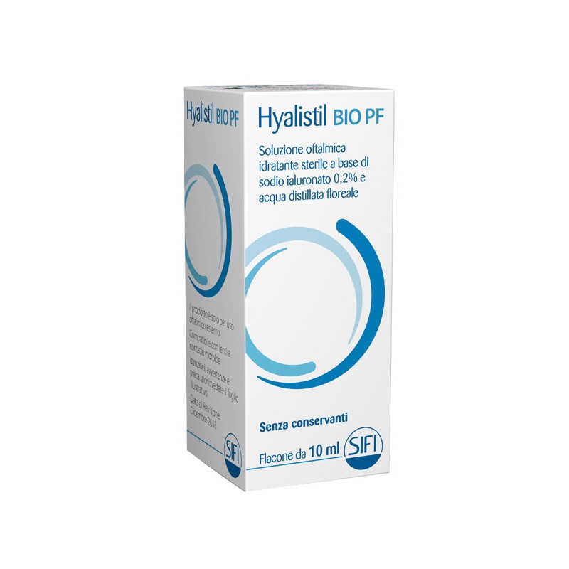 Sifi Gocce Oculari Ha 0,2% E Acque Distillate Hyalistil Bio Pf Frutti Rossi 10 Ml