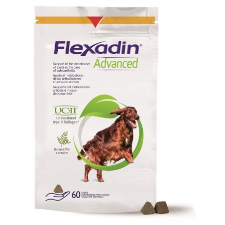 Vetoquinol Italia Flexadin Advanced Cane Tutte Le Taglie 60 Tavolette Appetibili