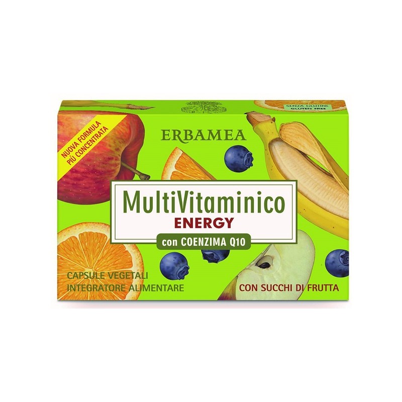 Erbamea Multivitaminico Energia Con Coenzima Q10 24 Compresse