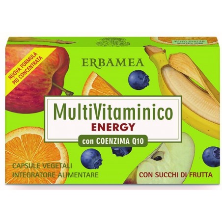 Erbamea Multivitaminico Energia Con Coenzima Q10 24 Compresse