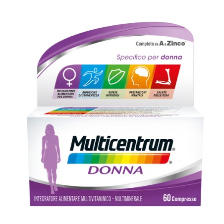 Multicentrum Donna Integratore acido folico - 60 Compresse