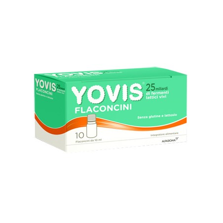 confezione 10 flaconcini yovis fermenti