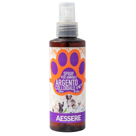 Aessere Argento Colloidale Pet Spray 50ppm 150 Ml