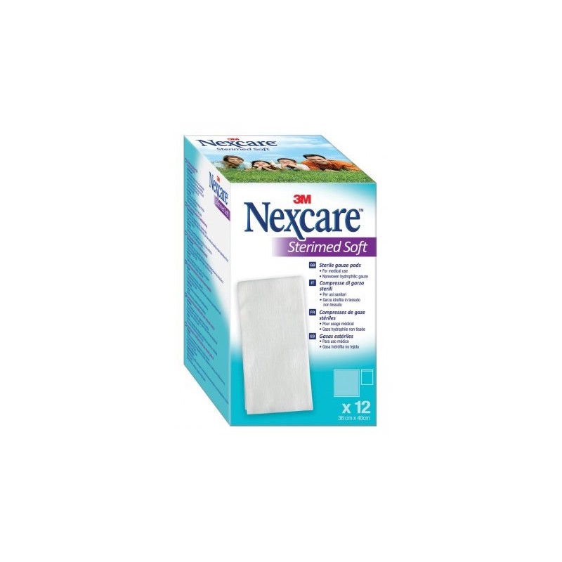 3m Italia Garza Compressa Sterile Nexcare Sterimed Soft 18 X 40 Cm Multilingual 12 Pezzi