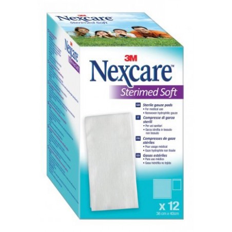 3m Italia Garza Compressa Sterile Nexcare Sterimed Soft 18 X 40 Cm Multilingual 12 Pezzi