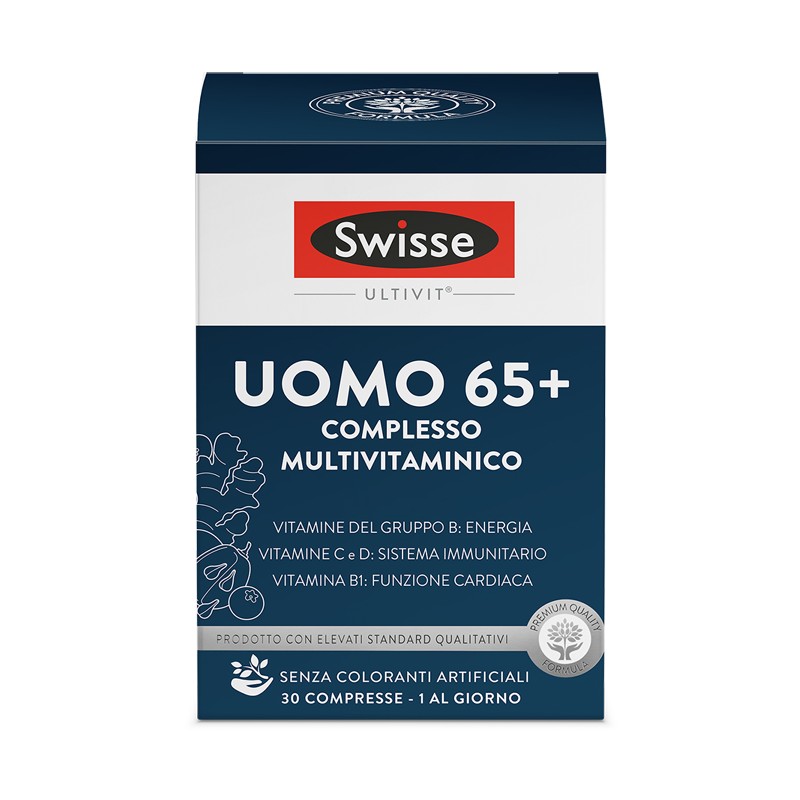 Health And Happiness It. Swisse Uomo 65+ Complesso Multivitaminico 30 Compresse