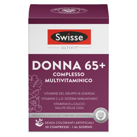 Health And Happiness It. Swisse Donna 65+ Complesso Multivitaminico 30 Compresse