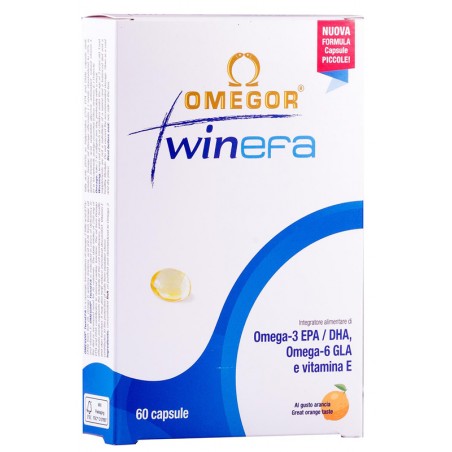 U. G. A. Nutraceuticals Omegor Twinefa 60 Capsule New