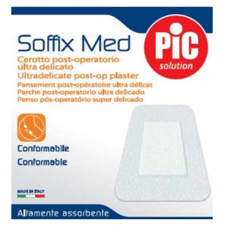 Pikdare Cerotto In Tnt Adesivo 10x8 Cm Con Compressa Assorbente 4,5x5,5 Cm Pic Soffix Med