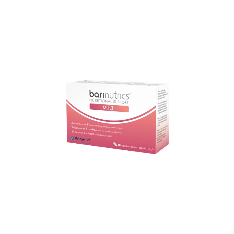 Metagenics Belgium Bvba Barinutrics Multi 60 Capsule