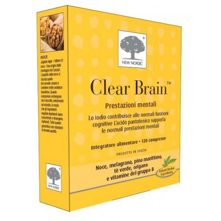 New Nordic Clear Brain 120 Compresse