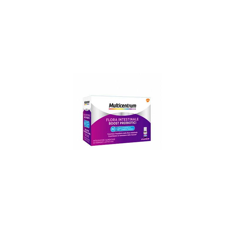 Haleon Italy Multicentrum Flora Intestinale Boost Probiotici 8 Flaconcini