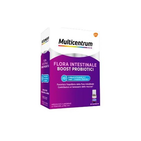 Haleon Italy Multicentrum Flora Intestinale Boost Probiotici 16 Flaconcini