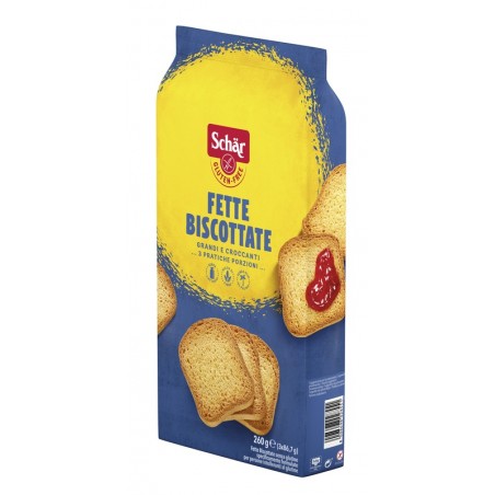 Dr. Schar Schar Fette Biscottate 3 Porzioni Da 86,7 G