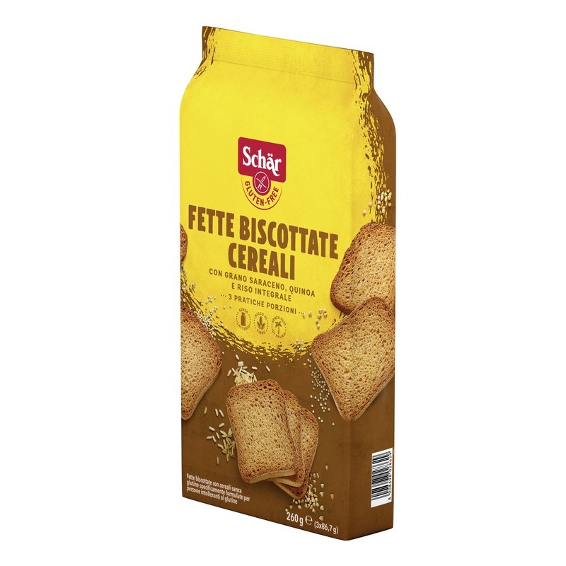 Dr. Schar Schar Fette Biscottate Cereali 3 Porzioni Da 86,7 G