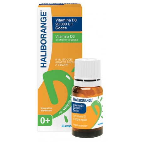 Eurospital Haliborange Vitamina D3 20000 Ui Gocce 8 Ml