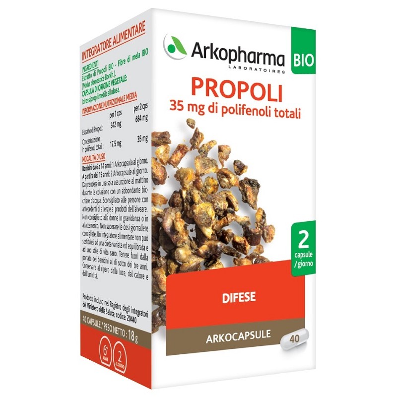 Arkofarm Arkopharma Propoli Bio 40 Capsule