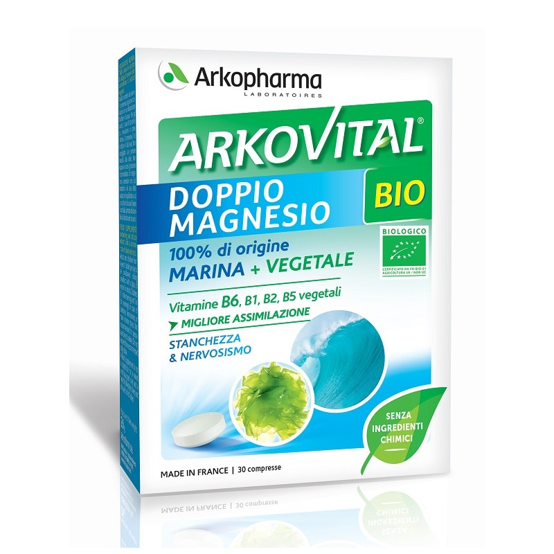 Arkofarm Arkovital Doppio Magnesio Bio 30 Compresse