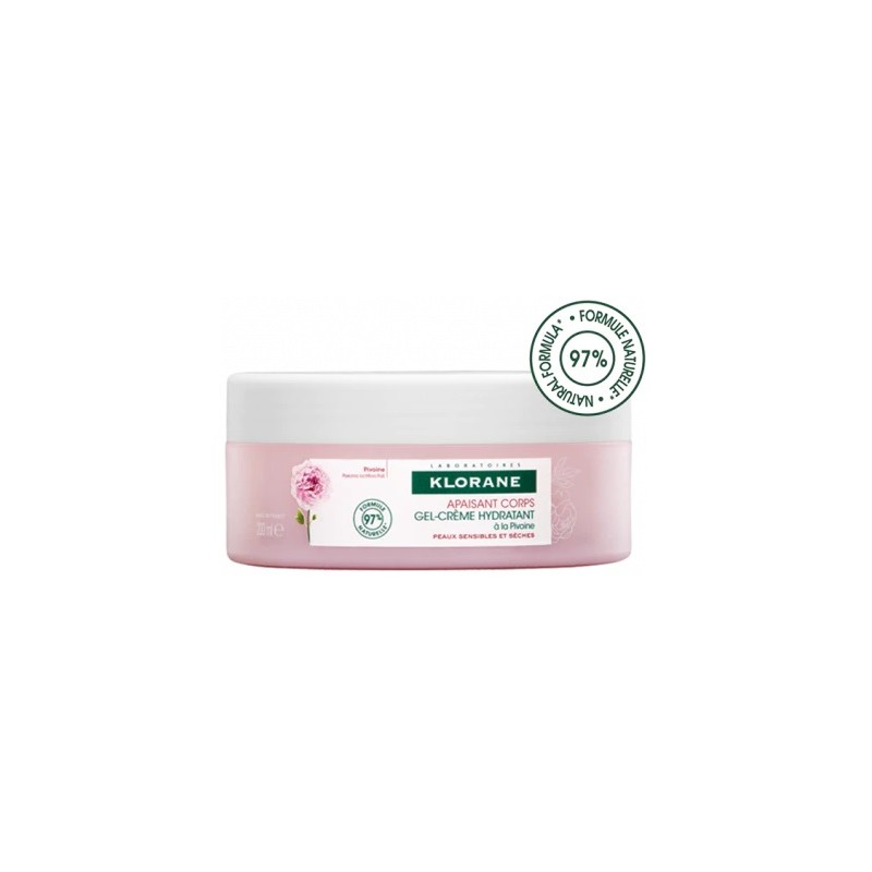 Klorane Gel Crema Idratante Alla Peonia 200 Ml