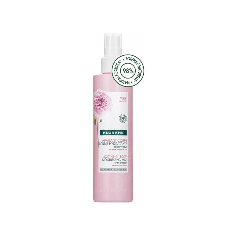 Klorane Latte Idratante Nebulizzato Alla Peonia 200 Ml