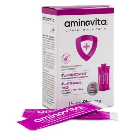 Promopharma Aminovita Plus Difese Immunitarie 20 Stick Pack X 2,5 G