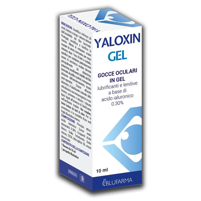 Blufarma Yaloxin Gel Oculare Acido Ialuronico 0,30% 10 Ml