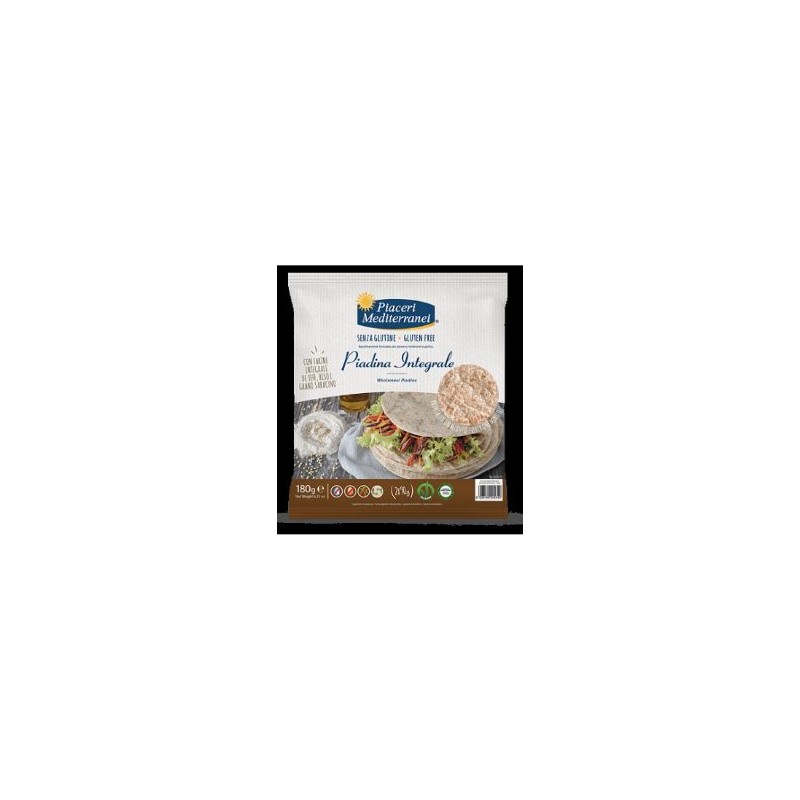 Eurospital Piaceri Medit Piadina Integrale 180 G