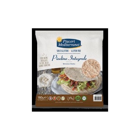 Eurospital Piaceri Medit Piadina Integrale 180 G