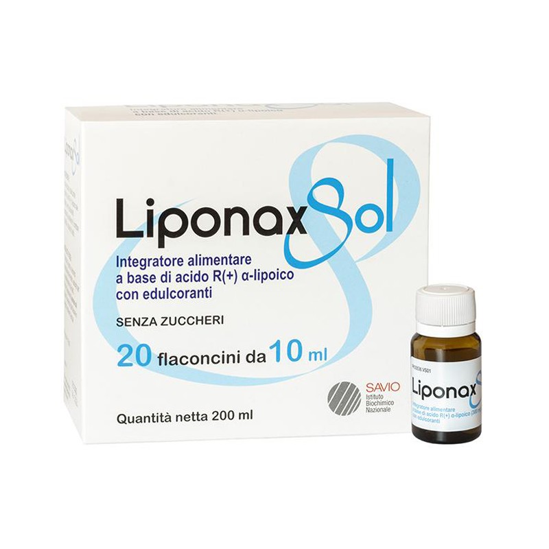 I. B. N. Savio Liponax Soluzione 20 Flaconcini 10 Ml