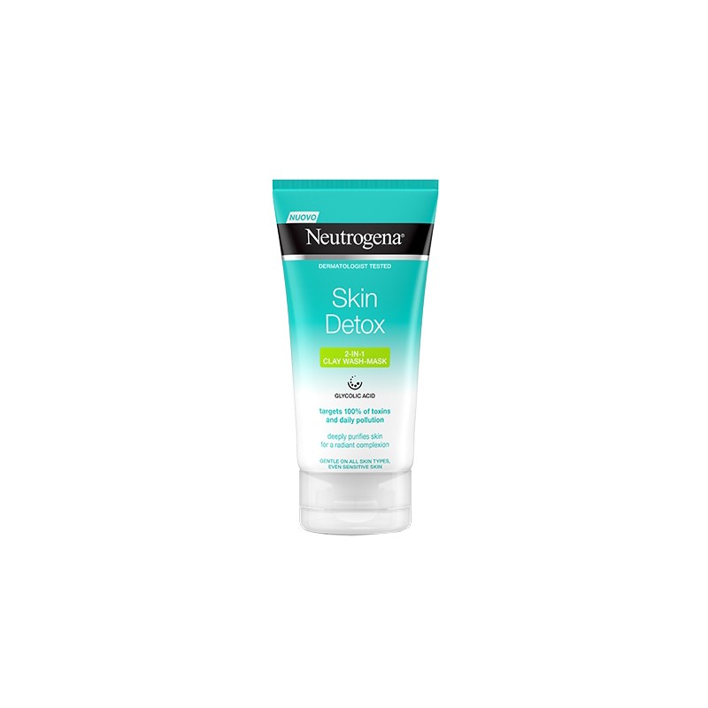 Johnson & Johnson Neutrogena Detox Mask Purificante Argilla 150 Ml