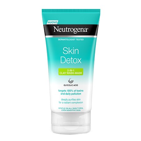 Johnson & Johnson Neutrogena Detox Mask Purificante Argilla 150 Ml