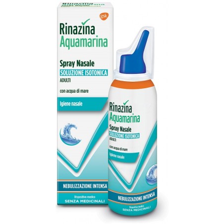 Haleon Italy Rinazina Aquamarina Isotonica Spray Nebulizzazione Intensa 100 Ml