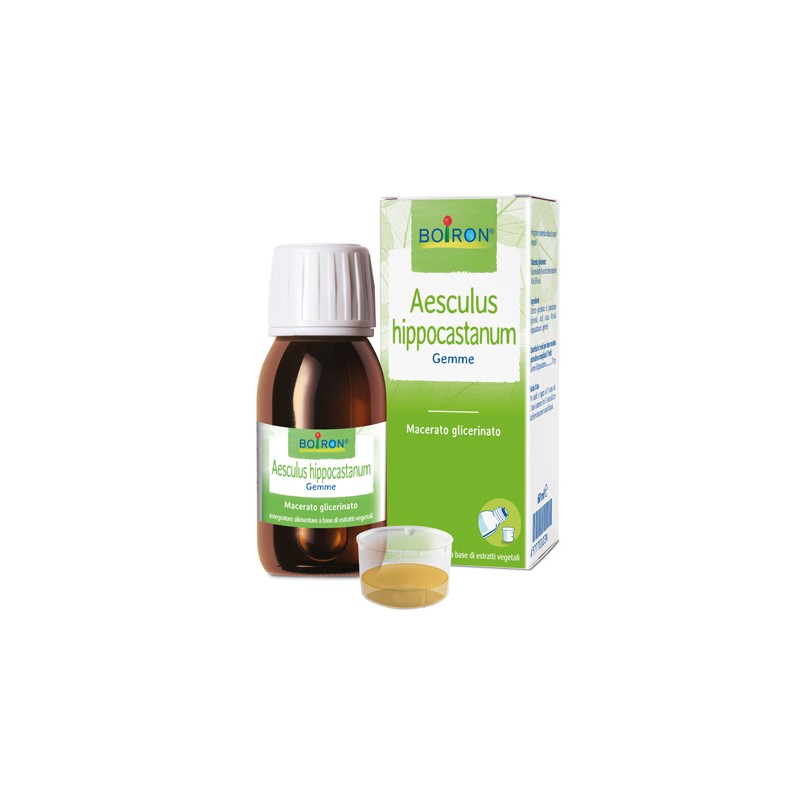 Flacone da 60 ml di Aesculus Hippocastanum macerato glicerico della Boiron