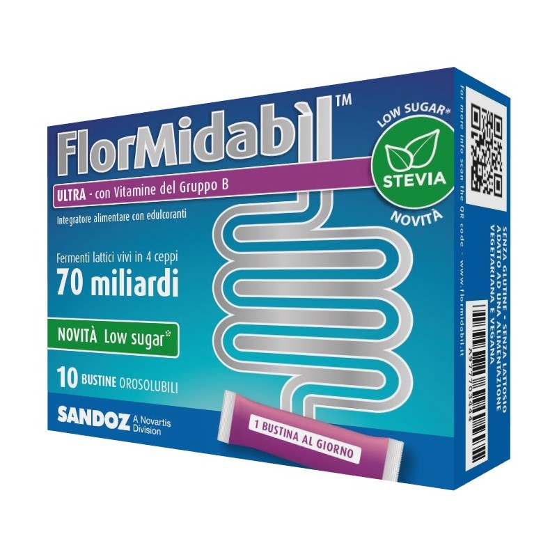 Polifarma Flormidabil Ultra 10 Bustine Con Stevia