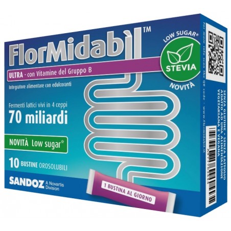 Polifarma Flormidabil Ultra 10 Bustine Con Stevia