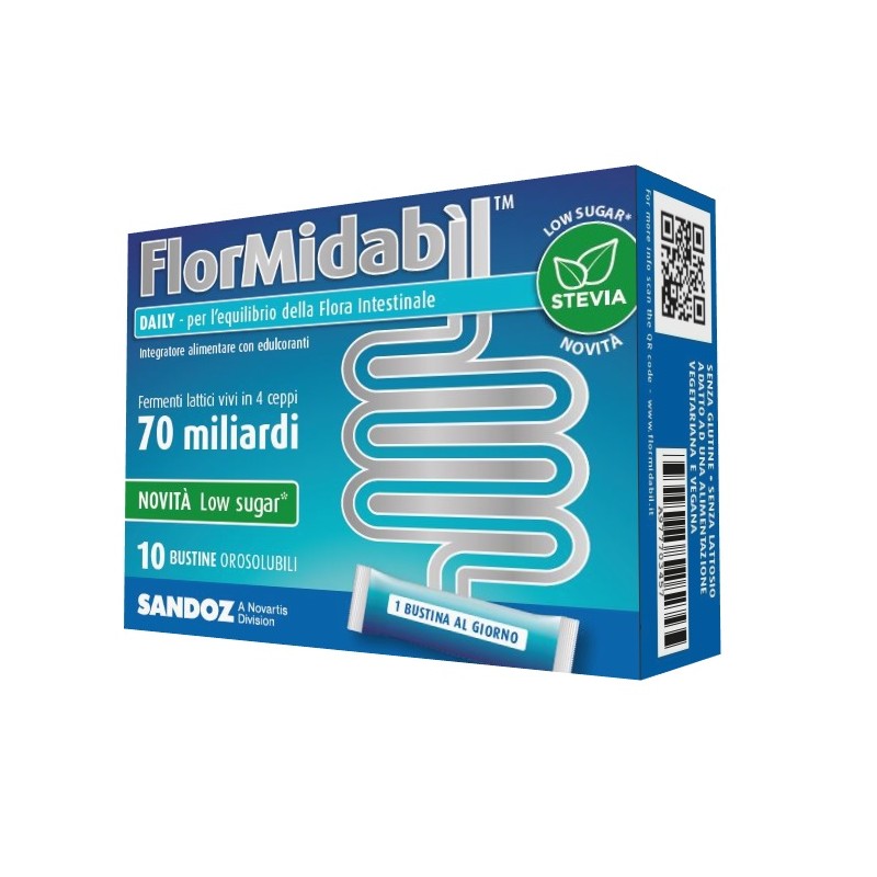 Polifarma Flormidabil Daily 10 Bustine Con Stevia