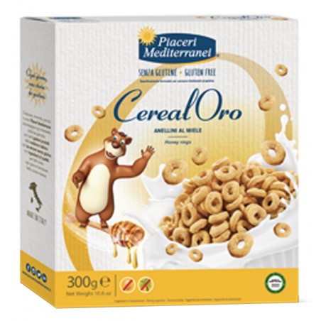 Eurospital Piaceri Mediterranei Cerealoro Anellini Miele 300 G