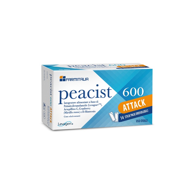 Farmitalia - Soc. Unipers. Peacist 600 Attack 14 Stick Pack Orosolubili