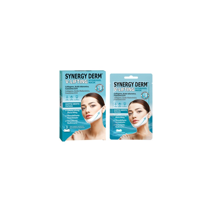 Planet Pharma Synergy Dermatologica V Lifting Hydrogel Mask Doppio Mento