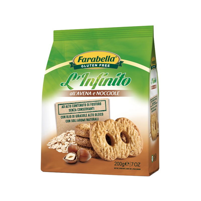 Bioalimenta Farabella Infinito Avena/nocciole 200 G