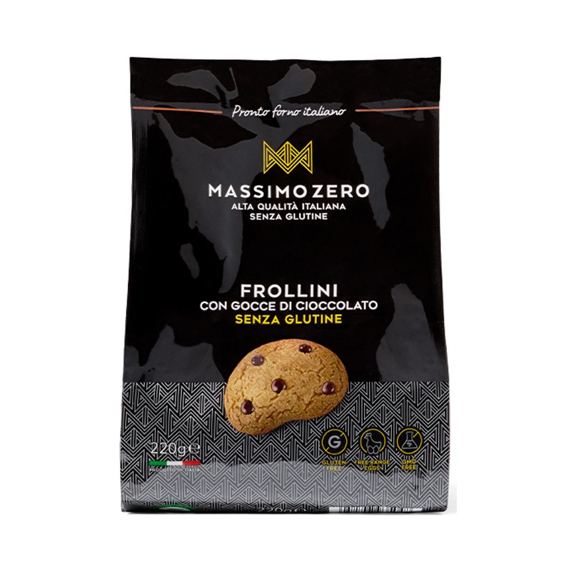 Massimo Zero Frollini Gocce Cioccolato 220 G