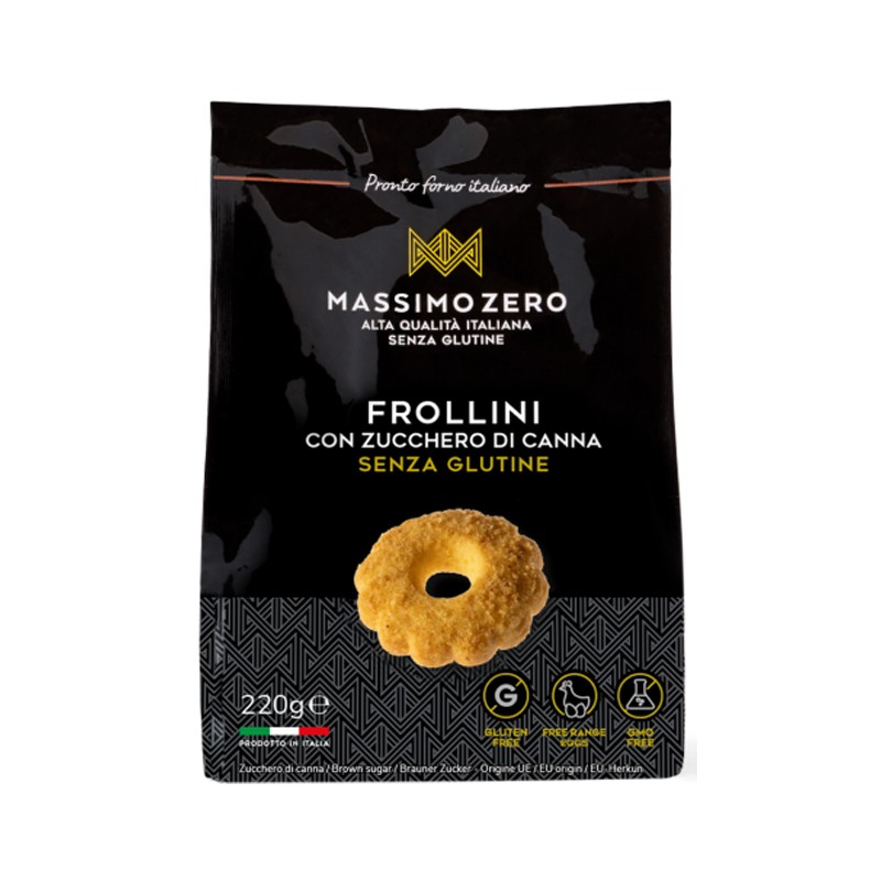 Massimo Zero Frollini Zucchero Di Canna 220 G