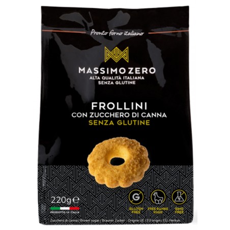 Massimo Zero Frollini Zucchero Di Canna 220 G