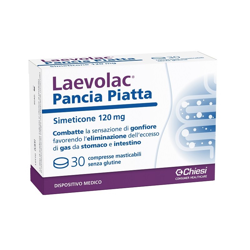 Chiesi Farmaceutici Laevolac Pancia Piatta 30 Compresse