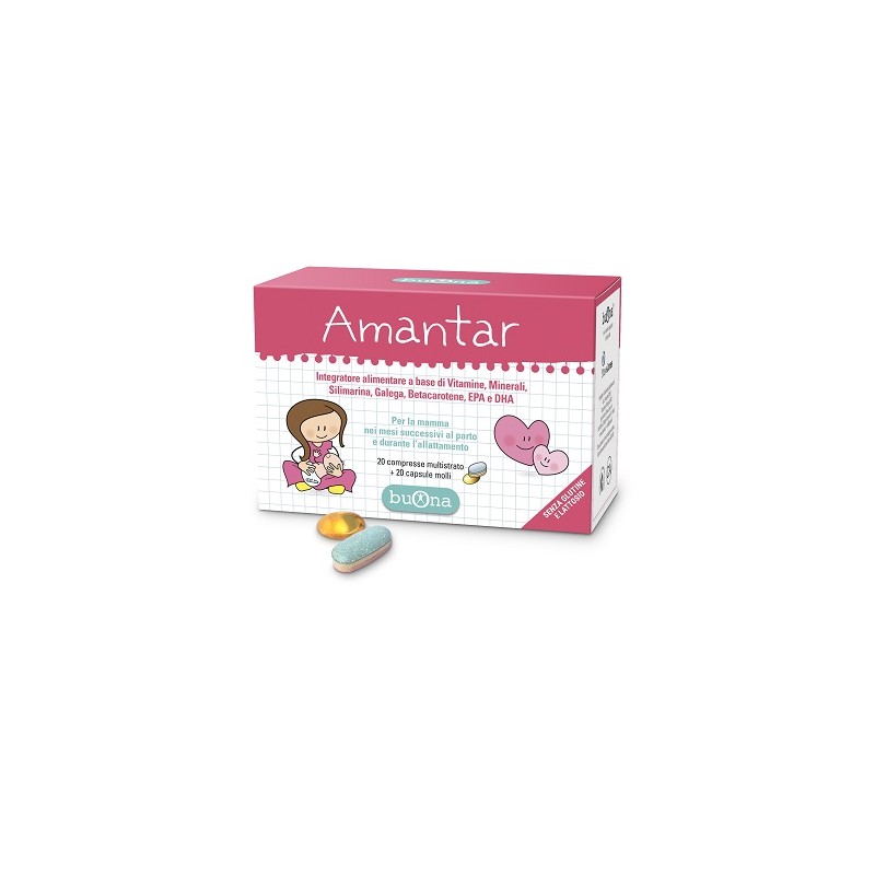 Buona Societa' Benefit Amantar 20 Compresse Da 1,6 G + 20 Capsule Da 0,637 G