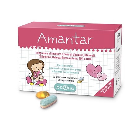 Buona Societa' Benefit Amantar 20 Compresse Da 1,6 G + 20 Capsule Da 0,637 G