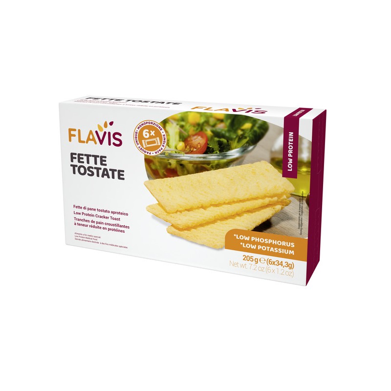 Dr. Schar Flavis Fette Tostate Aproteiche 6 Porzioni Da 34,3 G